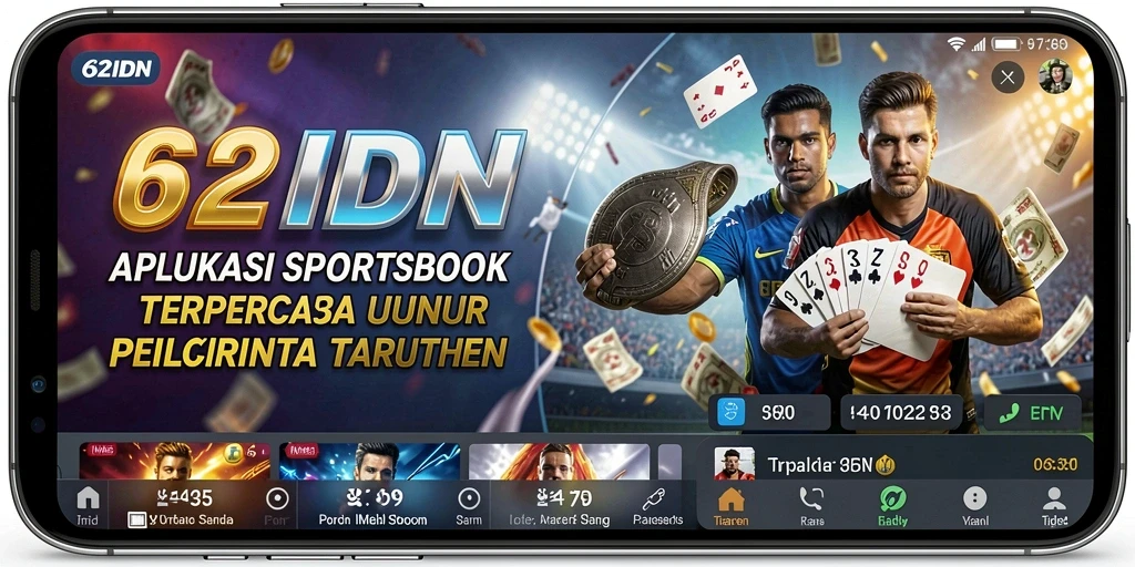 Screenshot dari gameplay seru di aplikasi Sportsbook 62IDN.
