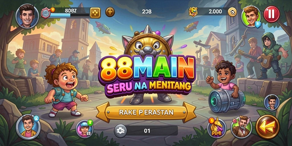 Tampilan gameplay seru dan menantang di 88MAIN.