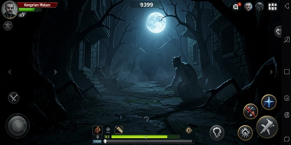 Gameplay mendebarkan dengan suasana horor yang mencekam.