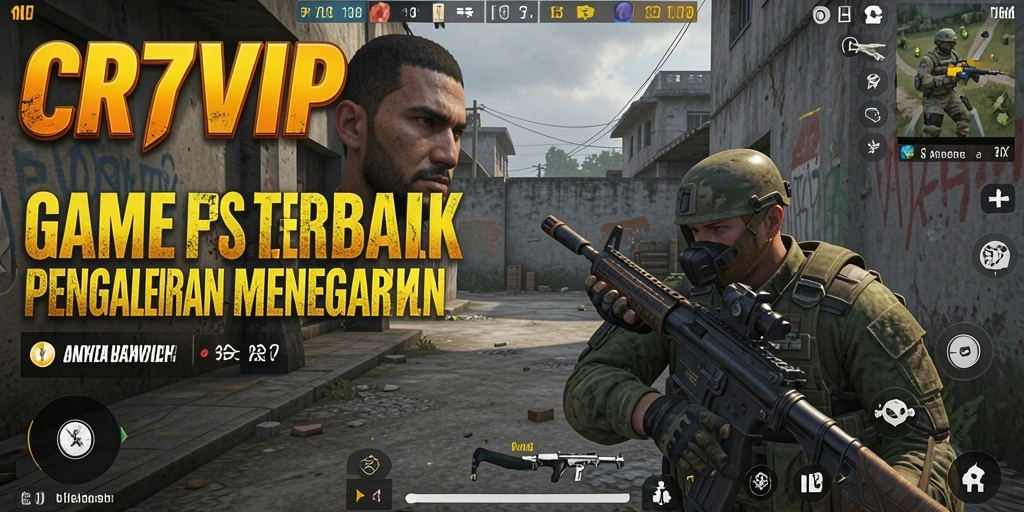 Tampilan gameplay seru dan mendebarkan dari CR7VIP.