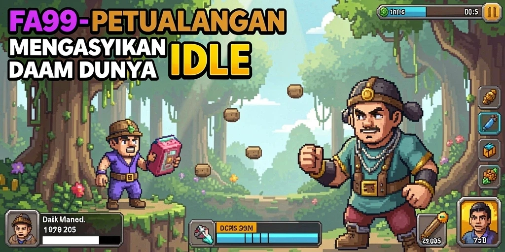 Tampilan gameplay menarik dari FA99 yang penuh warna.