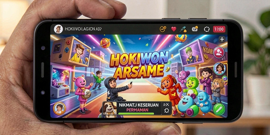 Screenshot gameplay HOKIWON menampilkan aksi seru permainan Arcade.