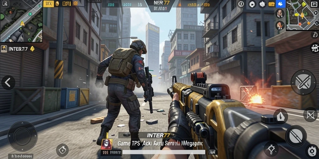 Gameplay INTER77 dengan visual menegangkan dan aksi yang mendebarkan.