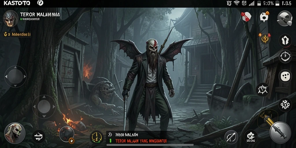 Gameplay KASTOTO yang menyeramkan dan mencekam.