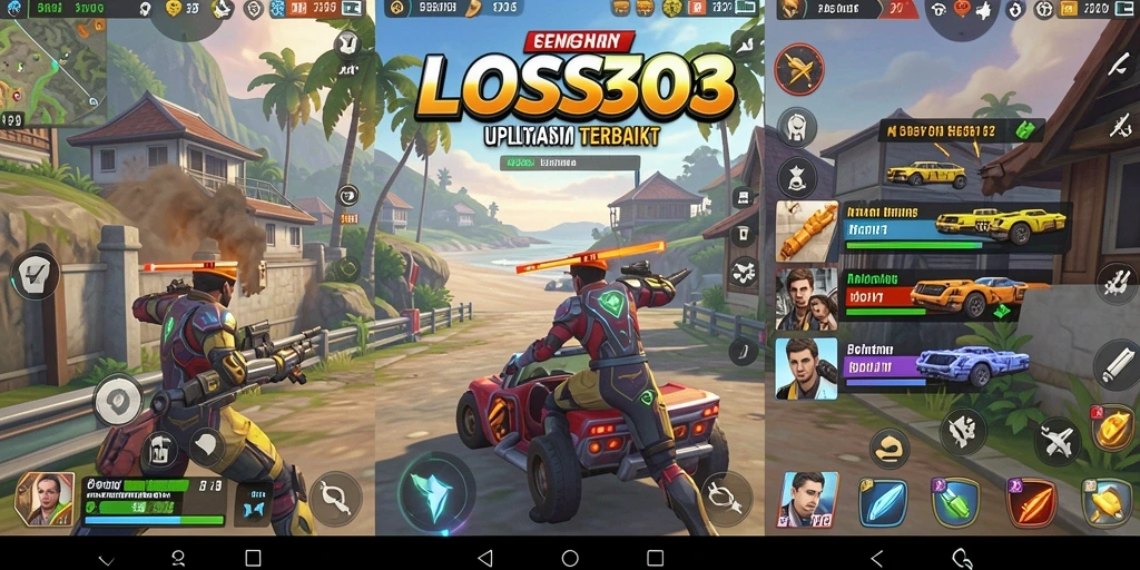 Tampilan antarmuka utama LOS303 yang intuitif dan menarik.