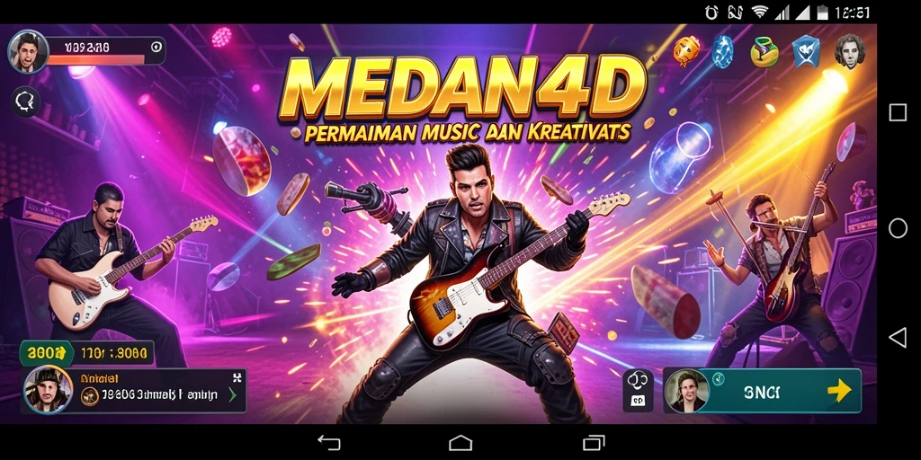 Tampilan gameplay yang menarik dan interaktif di MEDAN4D.