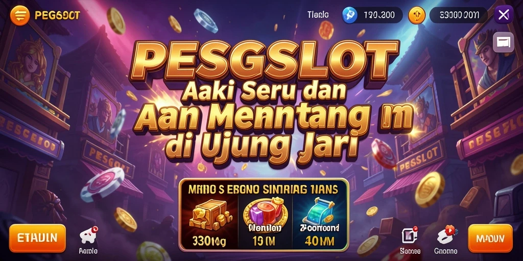 Tangkapan layar PESGSLOT menampilkan aksi seru dan gameplay yang mendebarkan.