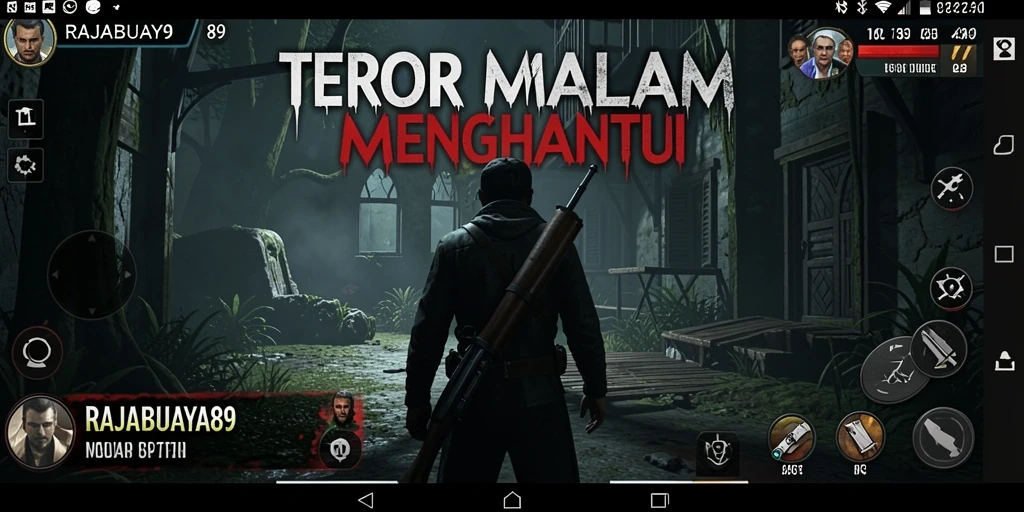 Gameplay menyeramkan RAJABUAYA89 yang menggugah adrenalin.