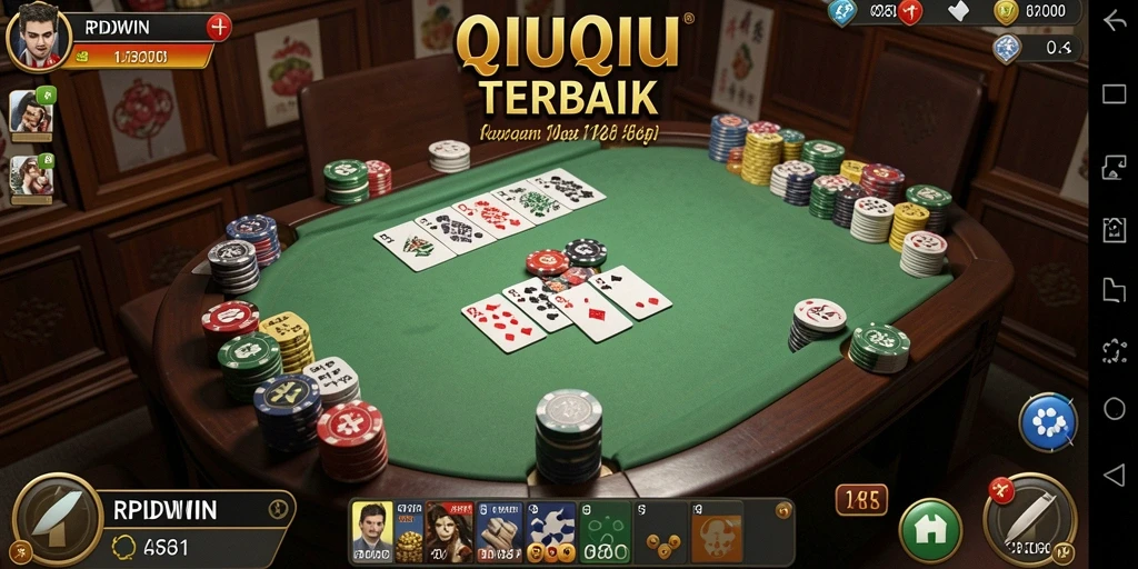 Tangkapan layar RPIDWIN menampilkan keseruan gameplay QiuQiu.