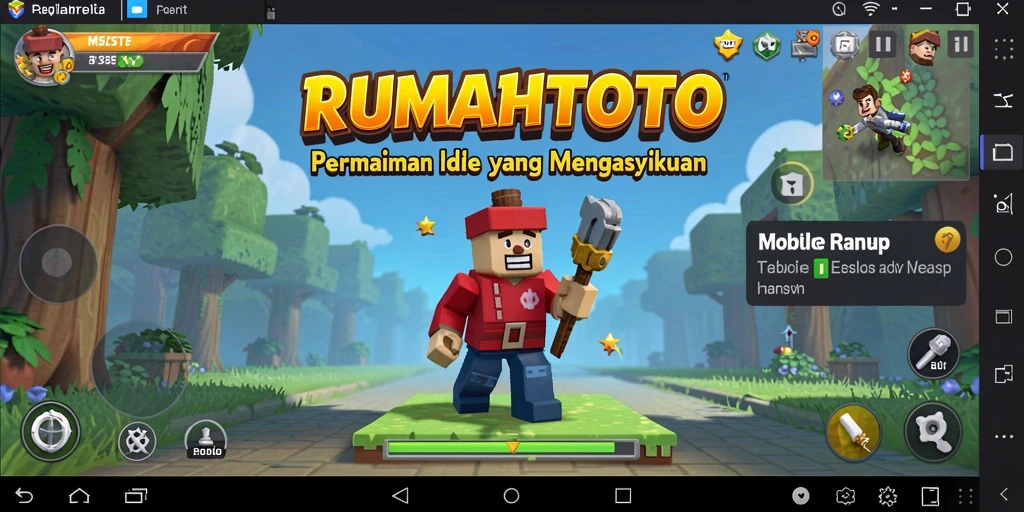 Tampilan gameplay RUMAHTOTO yang menarik dan mengasyikkan.