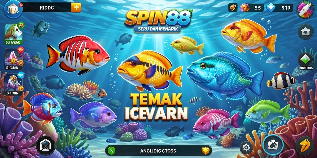 Gameplay intens dengan banyak ikan untuk ditangkap.