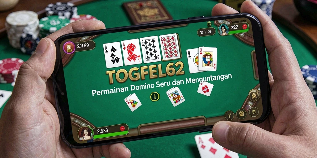 Screenshot TOGEL62 menampilkan gameplay Domino yang seru dan menarik.